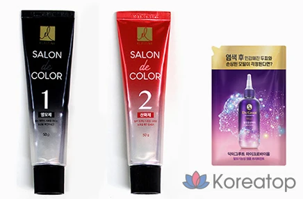 Крем-краска для волос Elastine Salon de Color & Satch Dye Cream, темно-коричневый цвет, 1 шт., фото 2