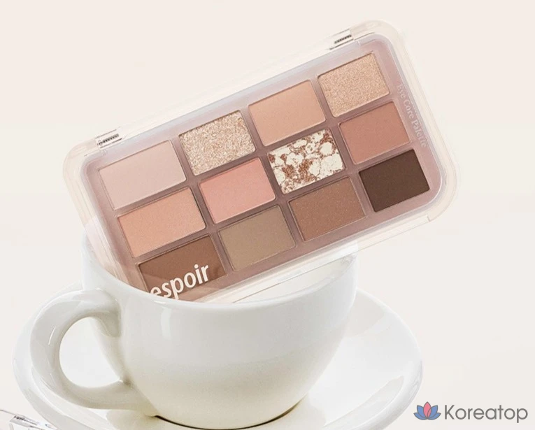 Палетка теней для век Espoir Eye Core Palette, № 6, оттенок «Медовый овсяный латте», 1 шт., фото 4