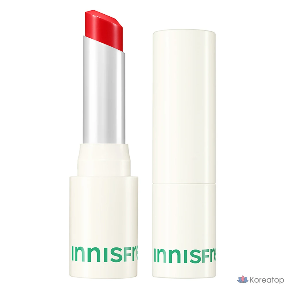 Помада Innisfree Dewy Glow, № 5, оттенок Poppy Red, 3,5 г, 1 шт.