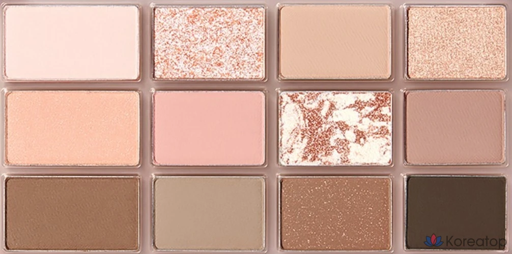 Палетка теней для век Espoir Eye Core Palette, № 6, оттенок «Медовый овсяный латте», 1 шт., фото 5