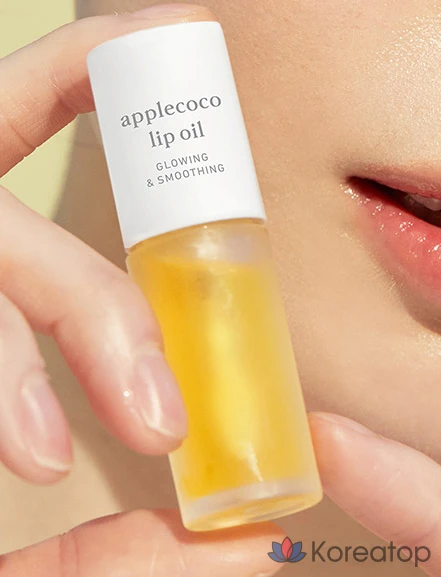 Масло для губ Nuni с ароматом яблока и кокоса, 3,5 мл, 1 шт., фото 2