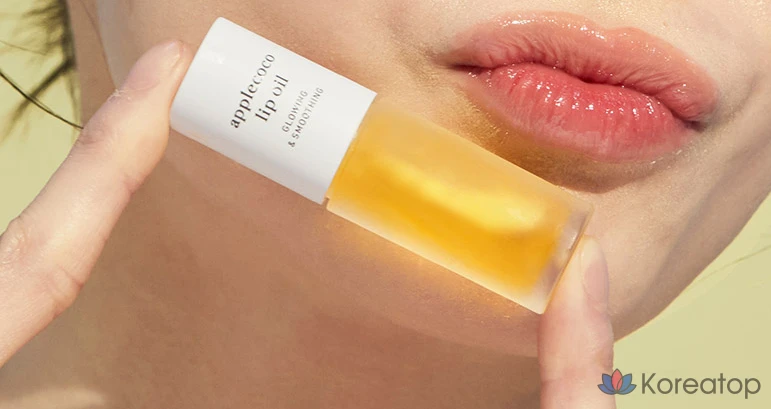 Масло для губ Nuni с ароматом яблока и кокоса, 3,5 мл, 1 шт., фото 4