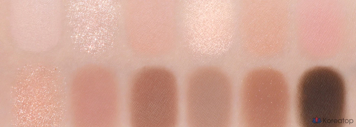 Палетка теней для век Espoir Eye Core Palette, № 6, оттенок «Медовый овсяный латте», 1 шт., фото 8