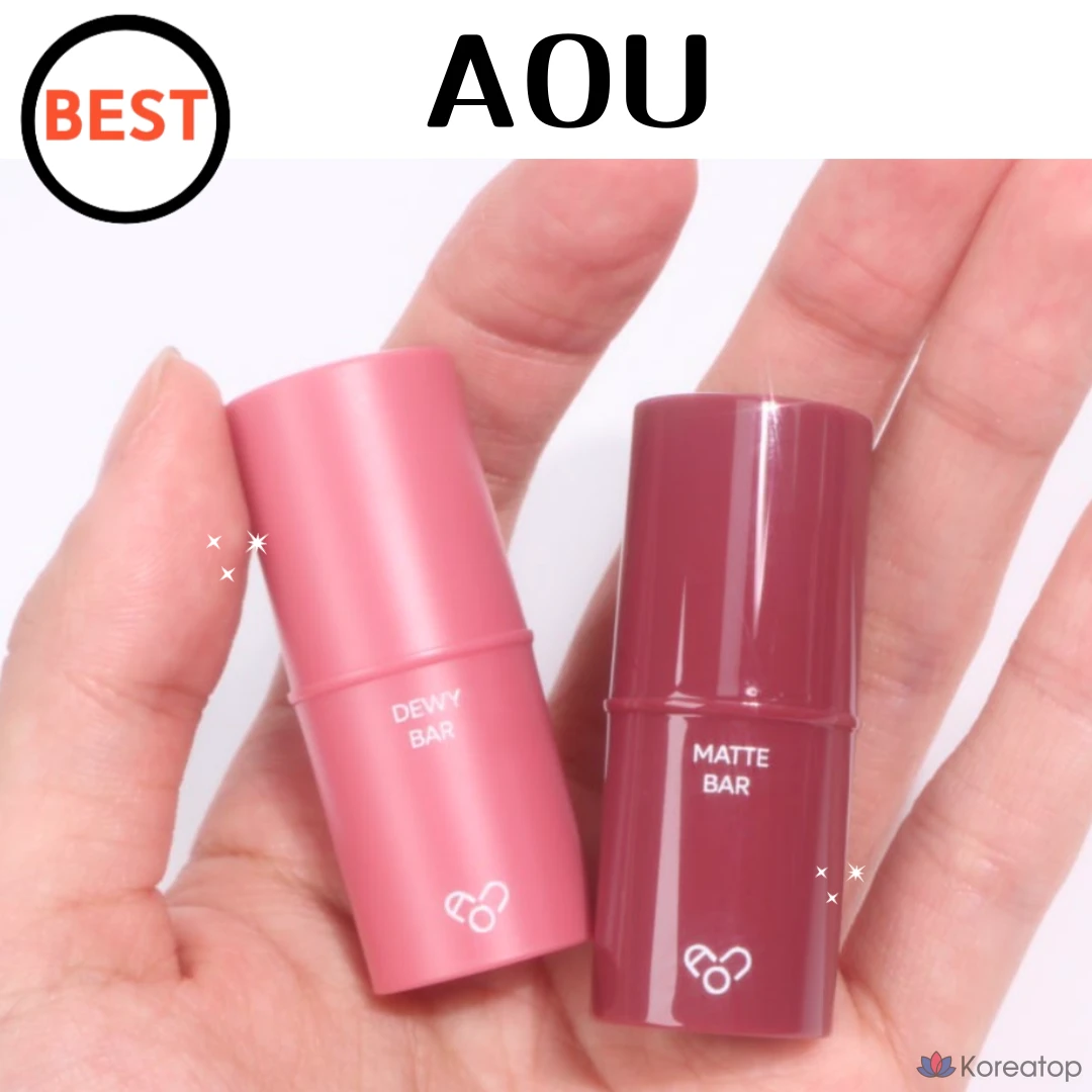 A O U A O U Lip Stick Bar, 1 шт., DEWY BAR Matte Bar 04 Eraser Bar