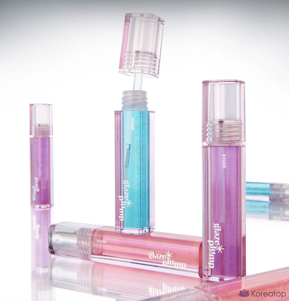 Блеск для губ Etude House Glaze Plump Gloss, оттенок 01 Sparkling Blue, 4 г, 1 шт., фото 4