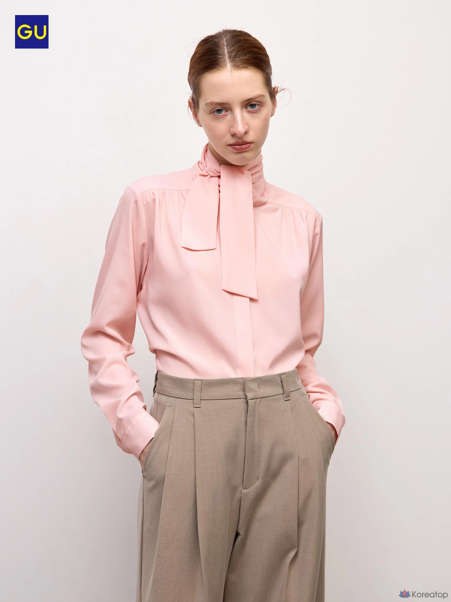Блузка Uniqlo Bow Tie Blouse