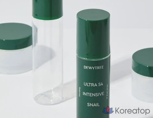 Dewtree Ultra S4 Интенсивная эссенция из улиточной слизи 150 мл + Эмульсия 150 мл, 1 комплект