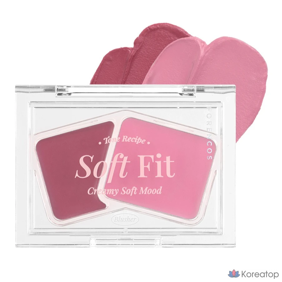 Кремовые румяна Forencos Soft Fitting Cream Blusher, 3 г, 1 шт., оттенок 03 Berry Shoe