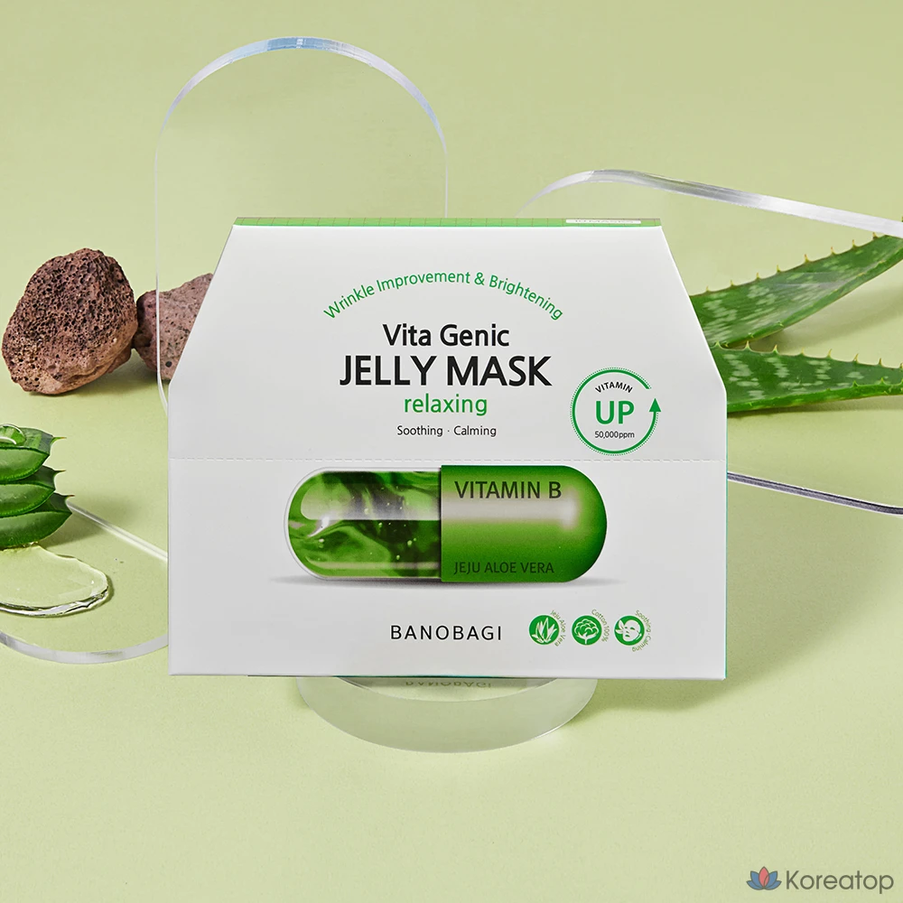 Тканевая маска для лица Banobagi Vita Genic Jelly Mask Relaxing, 60 шт., фото 2