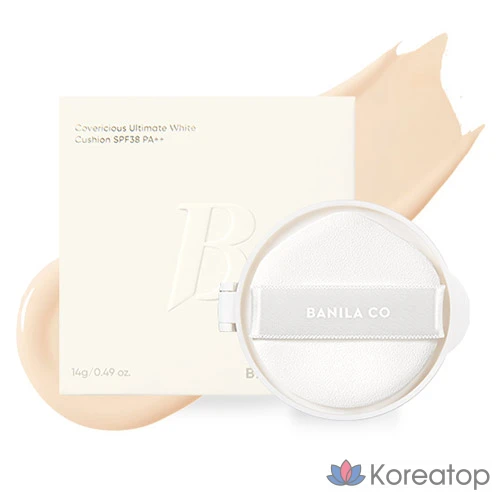 Кушон BANILA CO Covericious Ultimate White Cushion Foundation Refill, оттенок 17 Fair, 14 г, 1 шт.