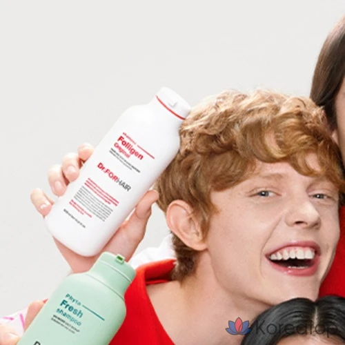 Шампунь Dr. For Hair Foligen Plus для облегчения выпадения волос, 500 мл + 100 мл, 1 флакон.