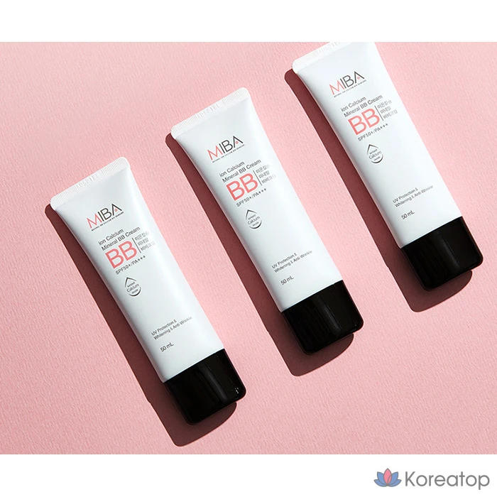 Miba Ion Calcium Mineral BB Cream SPF50+ PA+++, 50 мл, 1 шт., фото 6