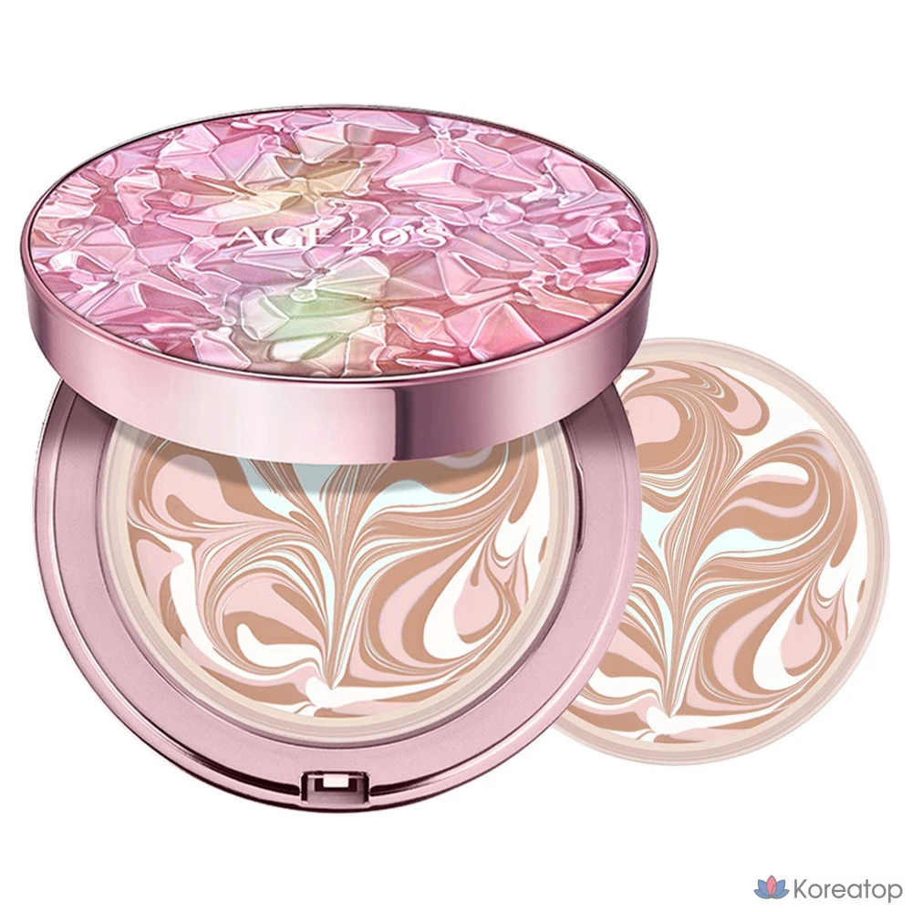 Тональный крем Essence Pact Aura Cushion Foundation, 14 г, набор сменных блоков, № 21 светло-бежевый, розовый, 1 шт.