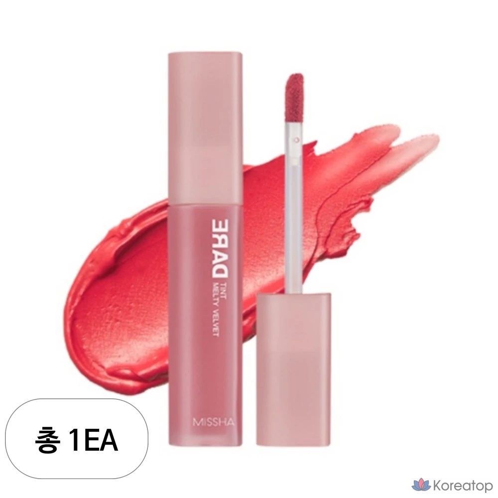 Тинт для губ Missha Dare Tint Melty Velvet Tint 4,5 г, № 5, оттенок Rose Letter, 1 шт.