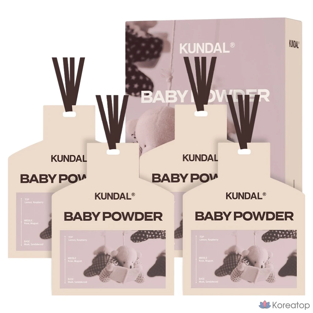 Ароматизированные саше Kundal Car 7 г x 4 шт., 1 шт.