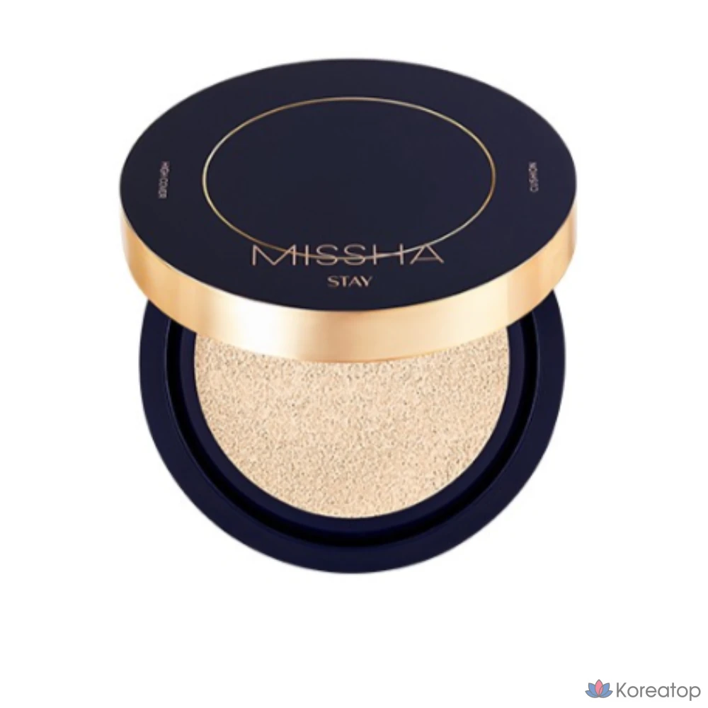 Тональный крем-кушон Missha Stay High Cover Cushion Foundation, 14 г, оттенок 21 Cool/Fair, 1 шт.