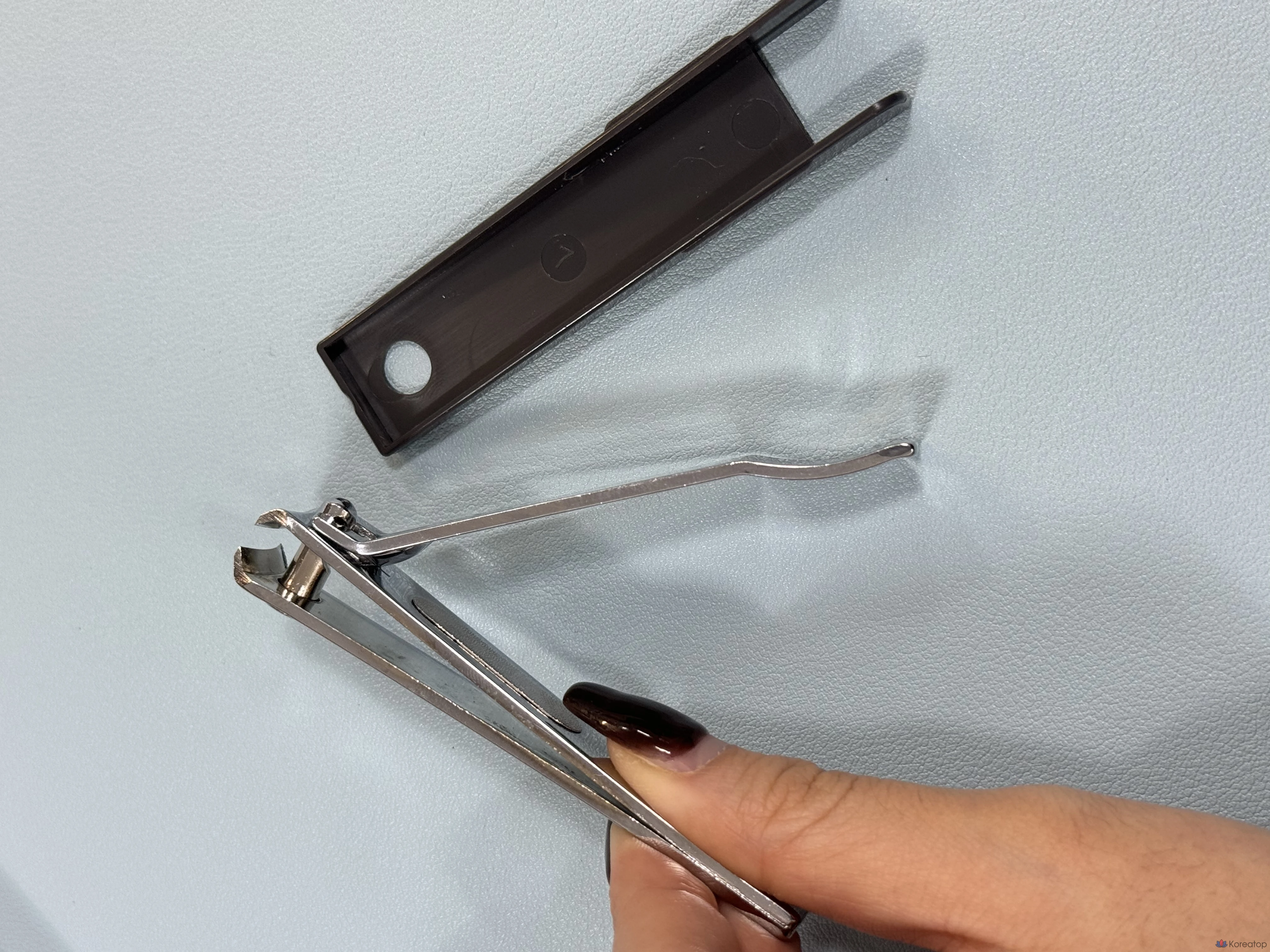 Набор для ухода Three Seven 777 Premium Toenail Clipper, серебристый, 1 шт., фото 8