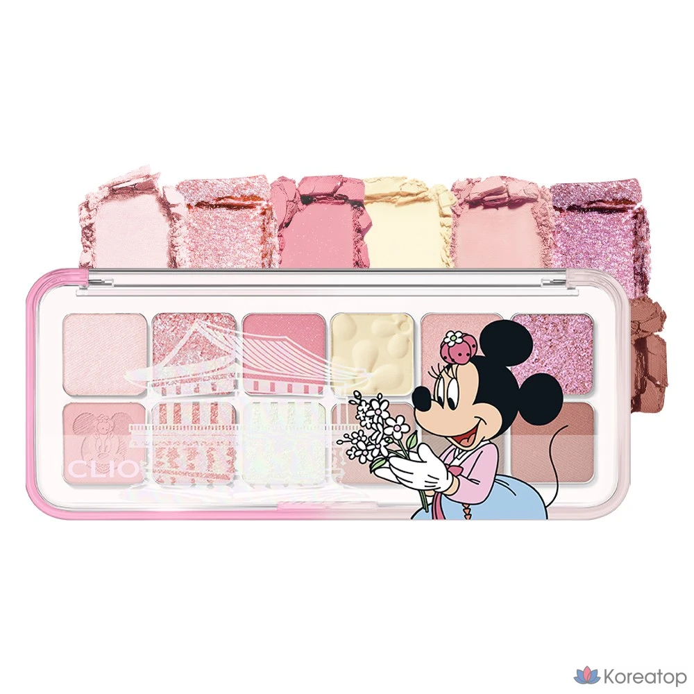 Палетка теней Clio Pro Eye Palette Air, 104 Gyeonghoeru Flower Viewing, 1 шт.
