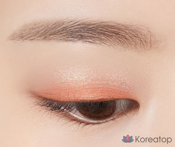 Двухцветные тени для век Merythod, оттенок 04 Starlit Coral, 1 шт., фото 2