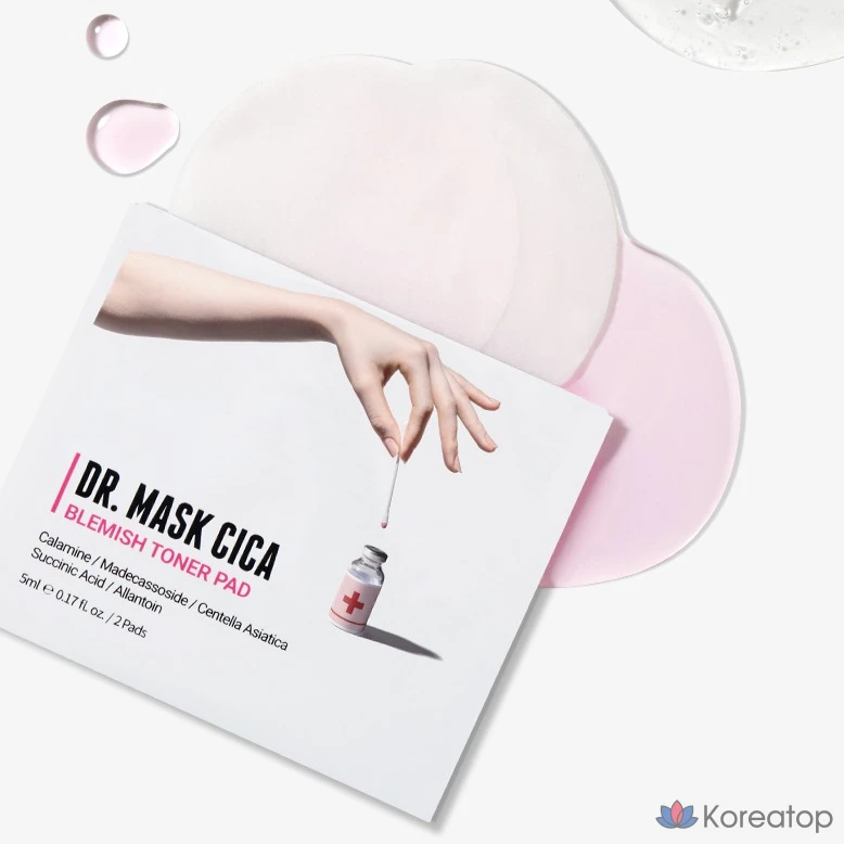 Тонер-подушечка Robectin Doctor Mask Syka Blemish, 70 штук, 6 штук, фото 8