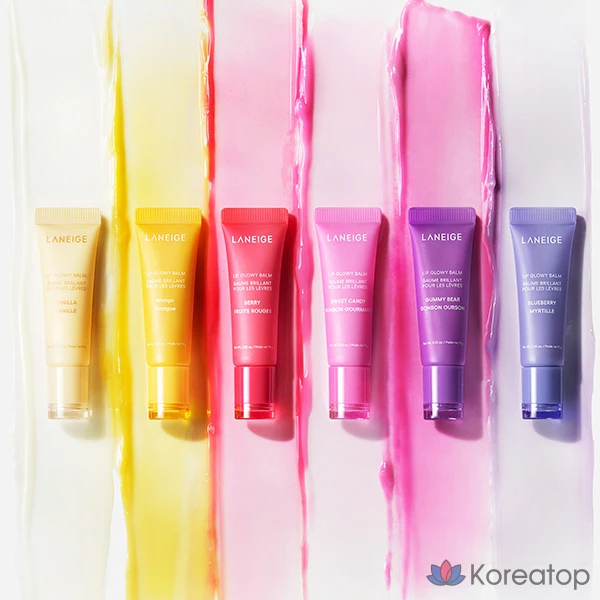 Бальзам для губ Laneige Lip Glow, аромат «Черника», 10 г, 1 шт., фото 4