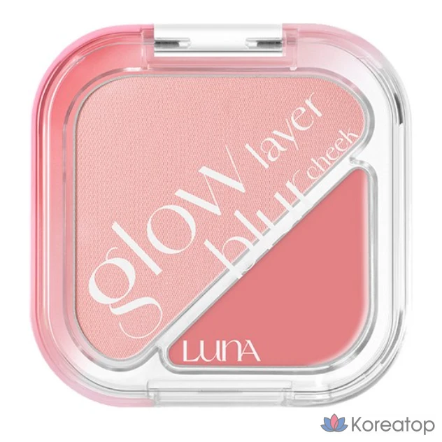 Румяна Luna Glow Layer Blur Cheek 8,5 г, 05 Sleepy Pink, 1 шт.