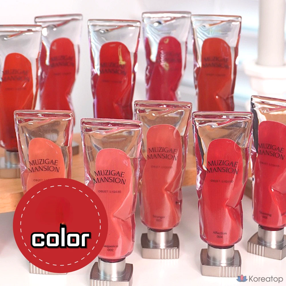 Тинт для губ Muzigae Mansion Objet Liquid Tint, оттенок Objet 002 Sequence, 1 шт.
