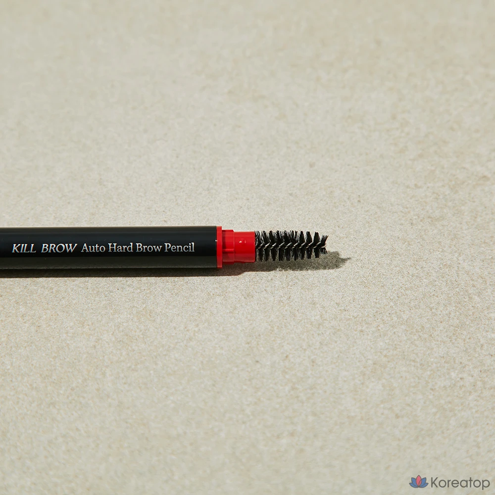 Карандаш для бровей Clio Kill Brow Auto Hard Eyebrow Pencil 0,31 г, № 2, светло-коричневый, 1 шт.