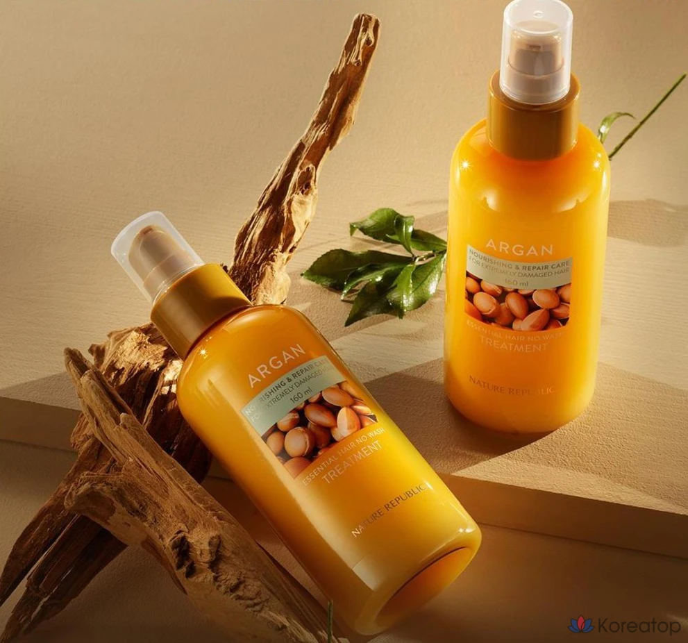 Nature Republic Argan Essential Hair No-Wash Treatment, 160 мл, 1 шт.