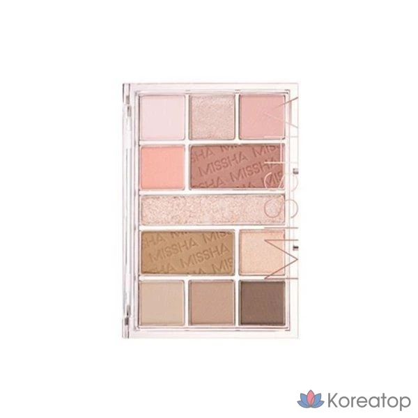 Палитра теней Missha Mood Moment Palette No. 1 Rosy Rooftop, 1 шт.
