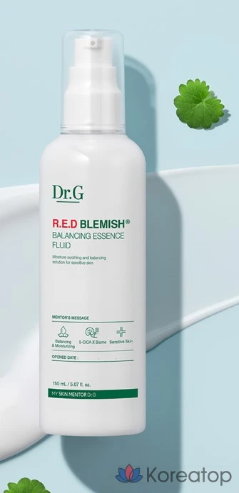 Набор для ухода Dr. G Red Blemish Cica Toner + Lotion 2-piece Set, 200 мл + 150 мл, 3 шт., фото 6