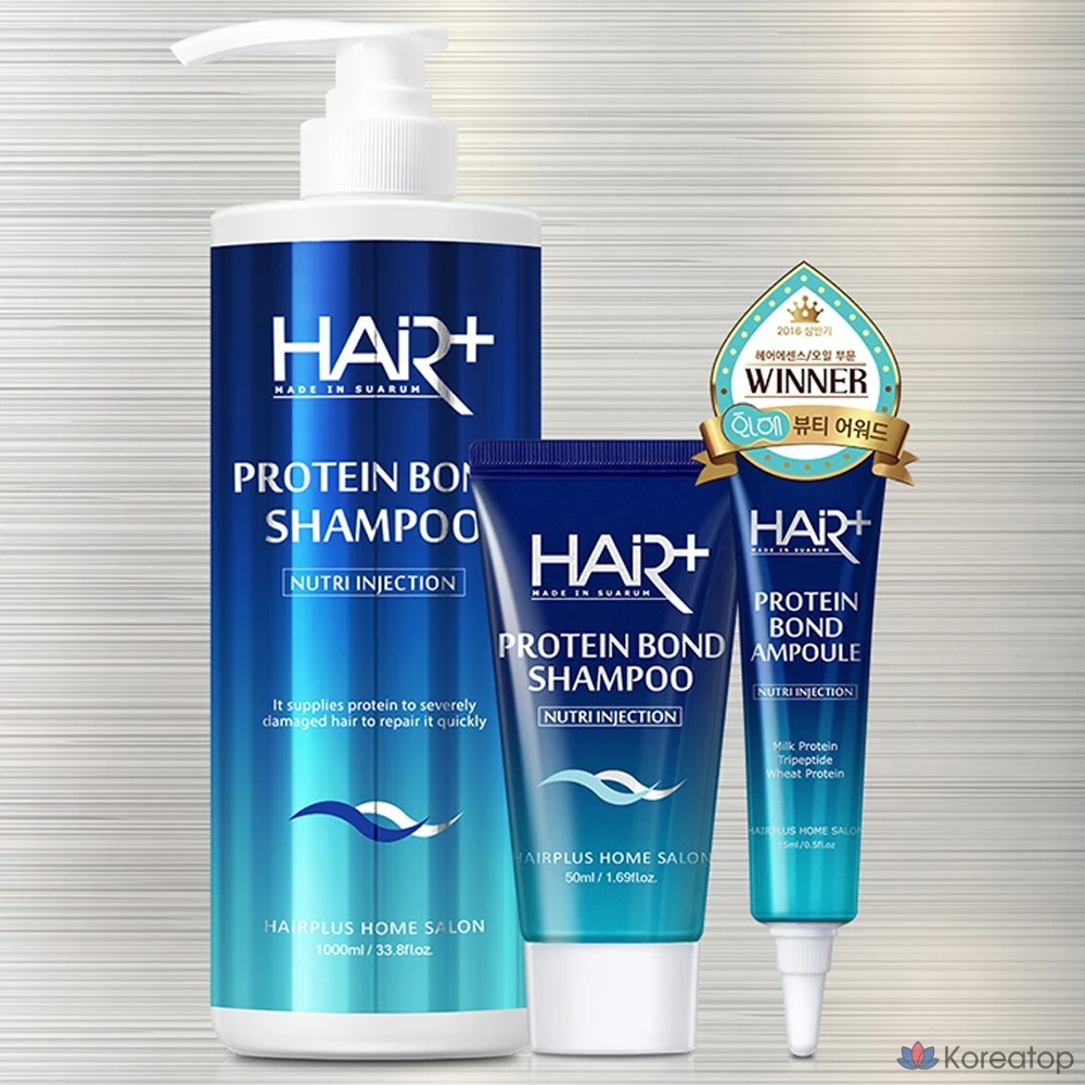 Шампунь Hair Plus Protein Bond с мягкой кислотностью, 1 л, 1 шт., фото 8