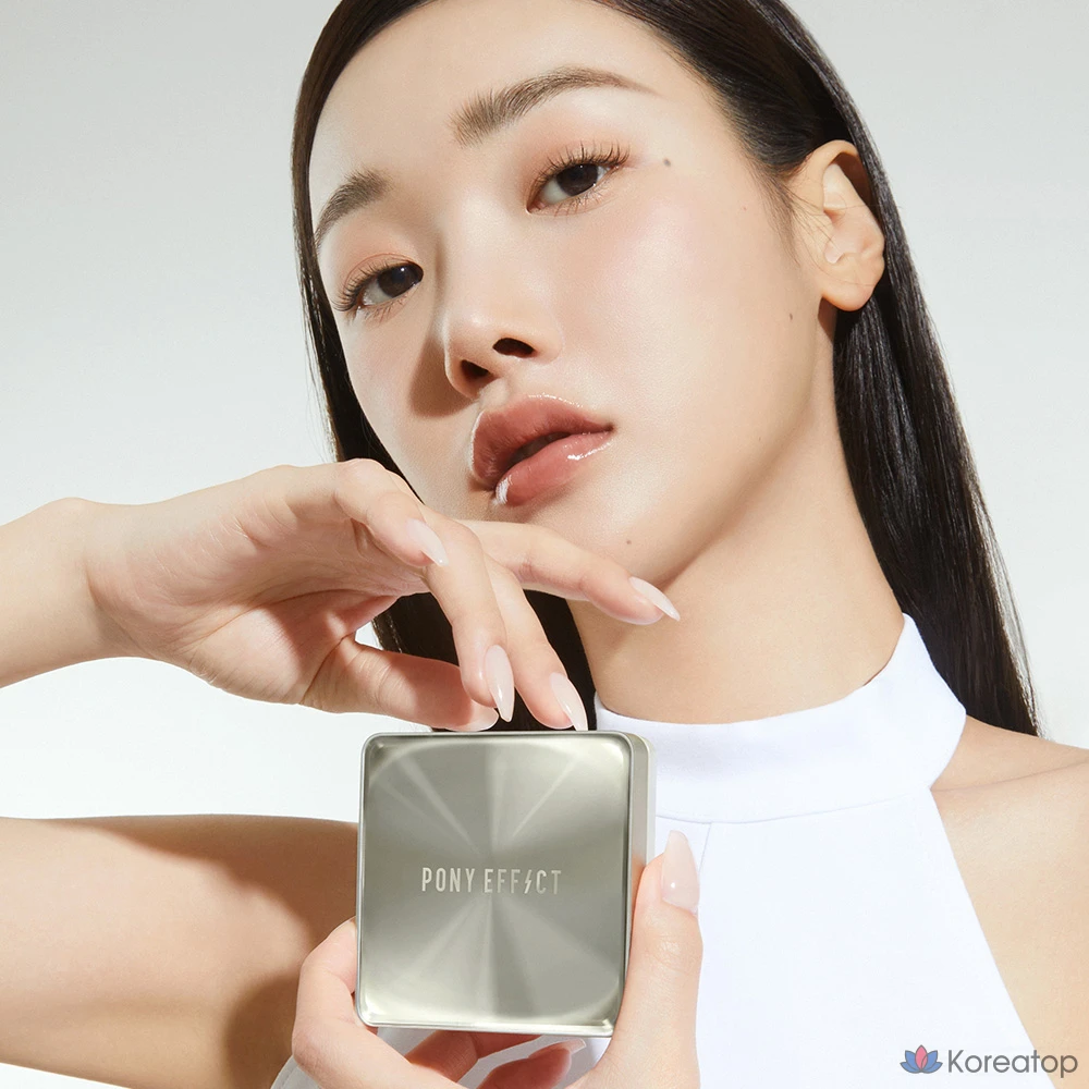 Тональный крем-кушон Pony Effect Zoom-In Cushion Foundation в оттенке Mesh (15 г) + сменный блок (15 г), 001 Rosy Ivory (№ 19), 1 шт., фото 6