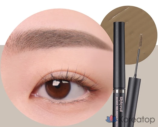 Тушь для бровей Lilybyred Skinnymes 3,5 г, оттенок 04 серо-коричневый, 1 шт., фото 2