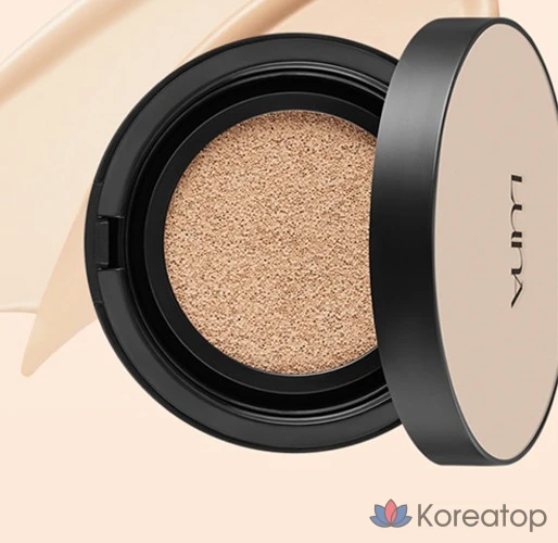 Консилер-кушон Luna, основной продукт 13,5 г + сменный блок, № 21, холодный оттенок слоновой кости, 1 шт., фото 4