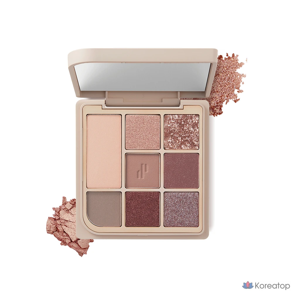 Палетка теней для век Heart Percent Dot On Mood Eye Palette, оттенок 01 Rose Facet, 1 шт.