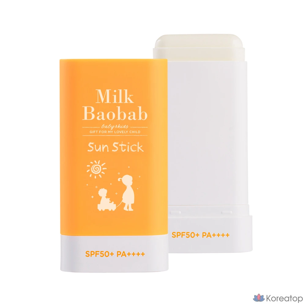 Солнцезащитный стик Milk Baobab для детей и младенцев SPF50+ PA++++, 18 г, 1 шт.