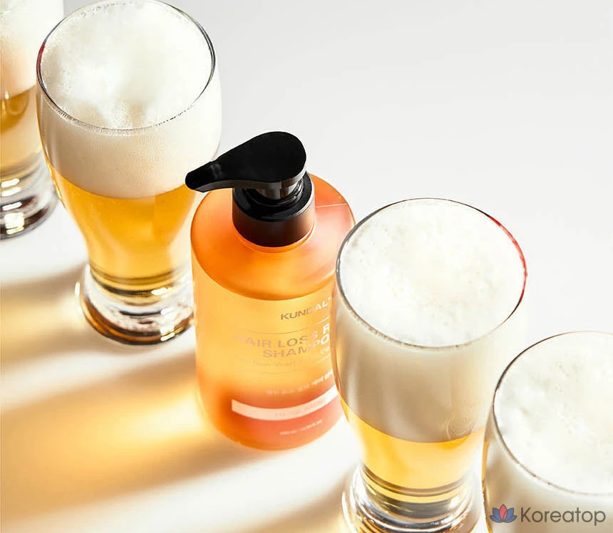 Шампунь против выпадения волос Kundal с пивными дрожжами, аромат цитруса и помело, 500 мл, 1 шт.