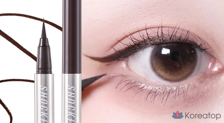 Подводка для глаз Tony Moly The Shocking Vegan Liner Super Fixing, 02BROWN, 1 шт., фото 2