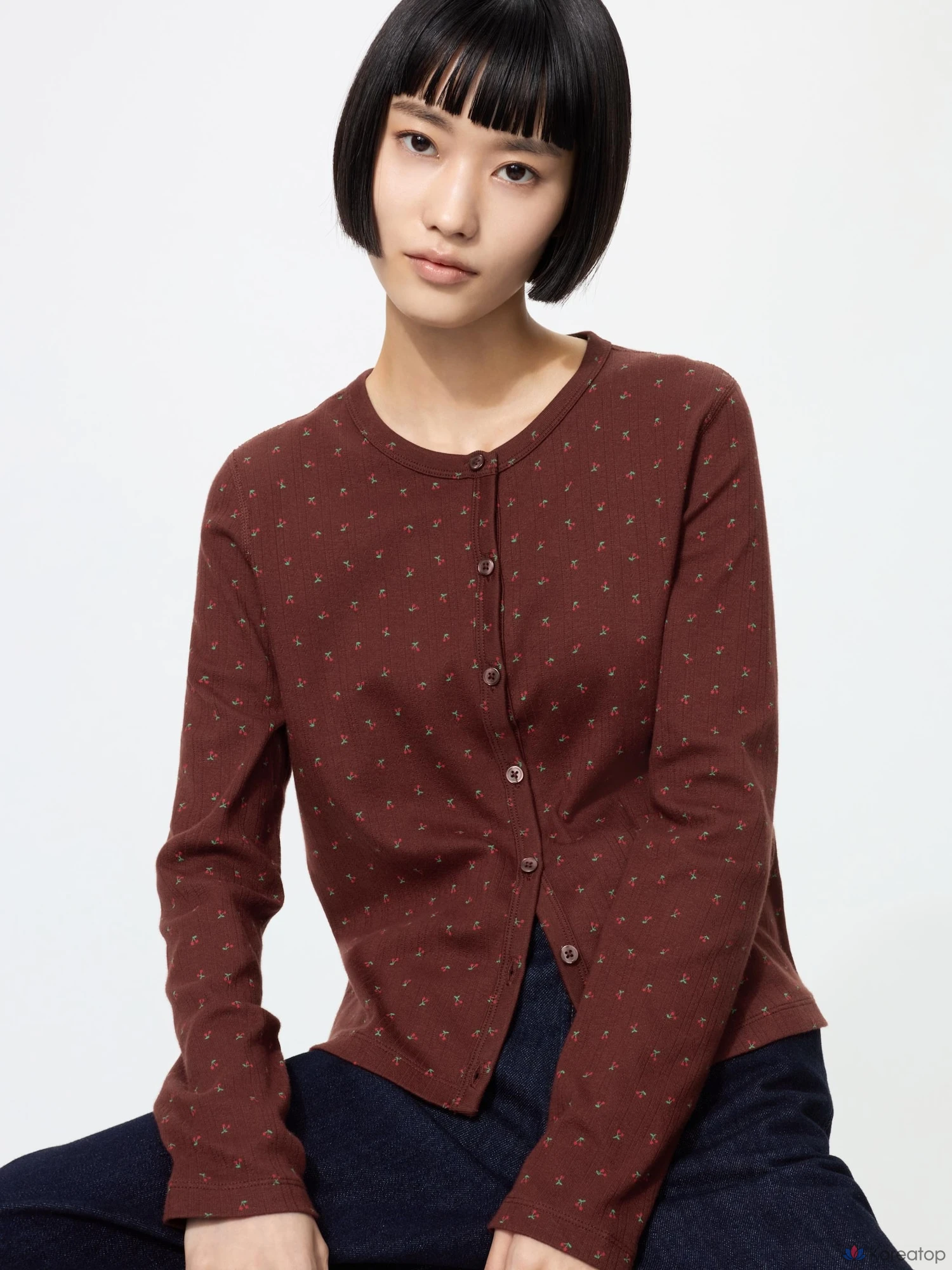 Кардиган Uniqlo Pointelle Print