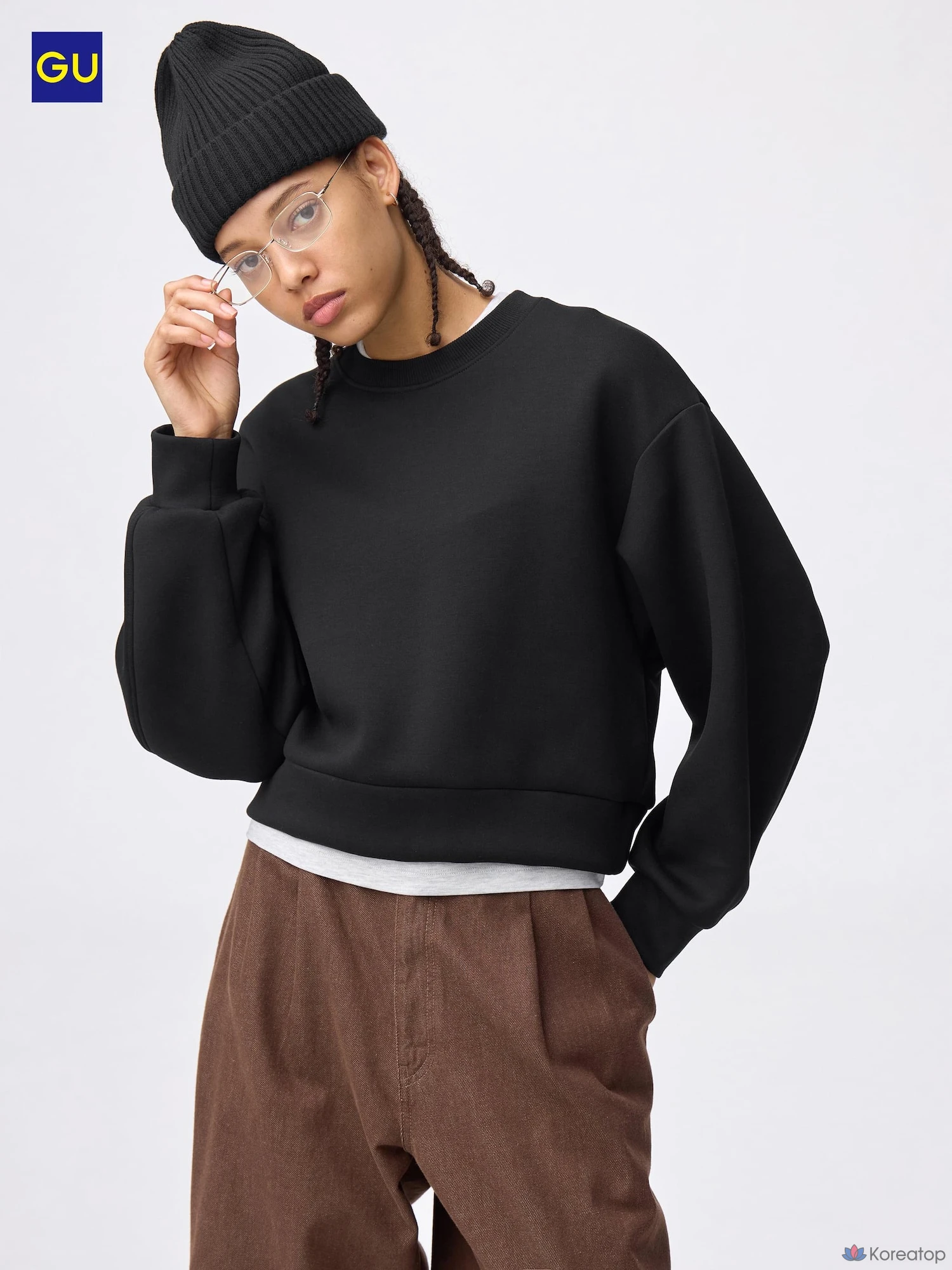 Свитшот Uniqlo Puff Sweatshirt