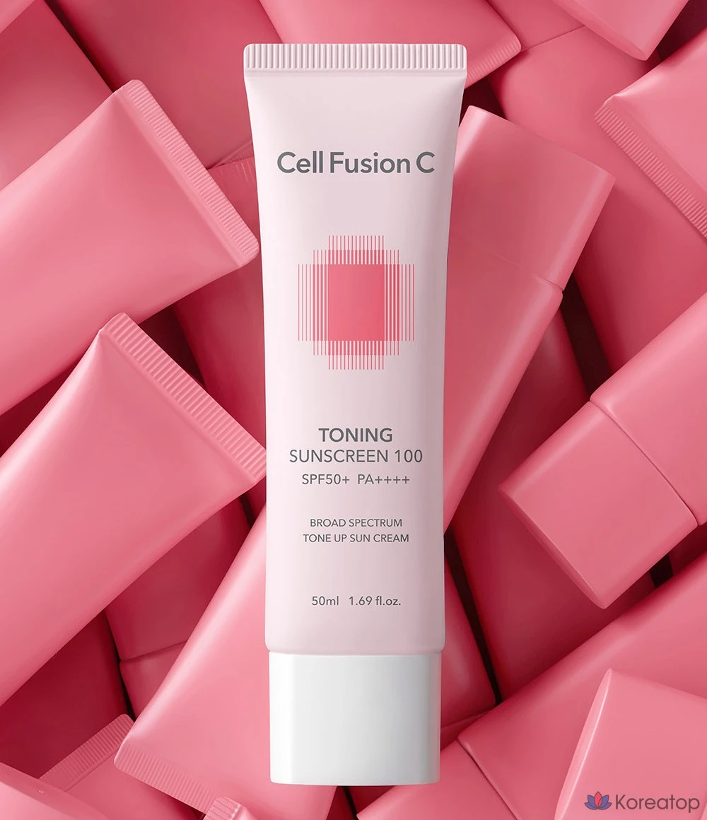 Солнцезащитный тонирующий крем Cellfusion C Fade Free 100 SPF50+ PA++++, 50 мл, 1 шт.