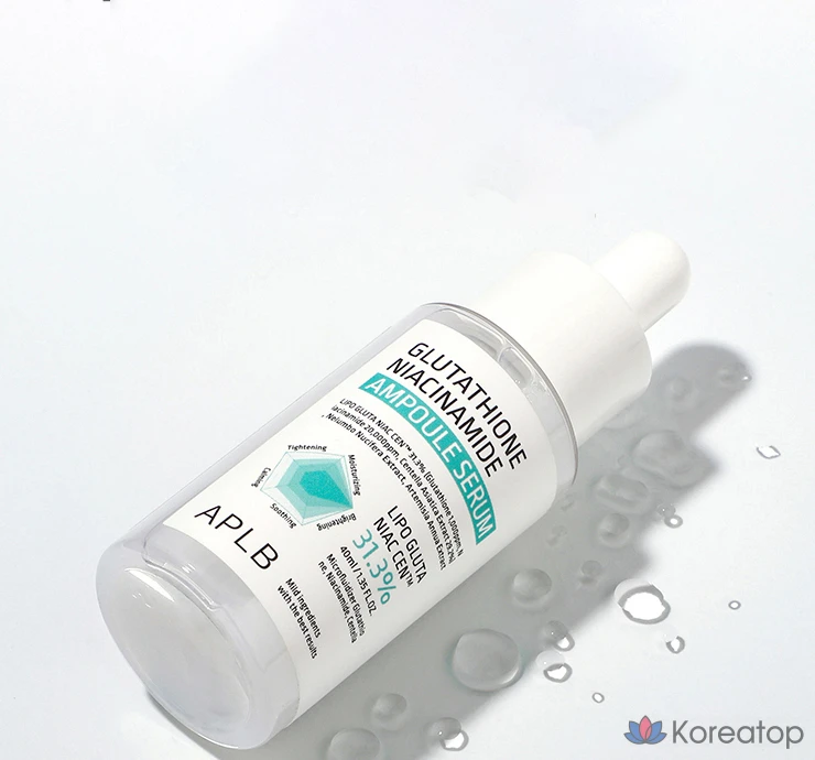 Ампульная сыворотка APLB Glutathione Niacinamide Ampoule Serum, 40 мл, 1 шт.