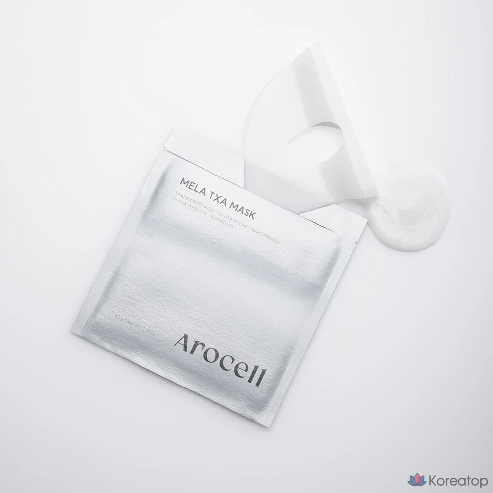 Маска от веснушек Arocell Mela TXA, 8 листов, 8 упаковок, фото 4