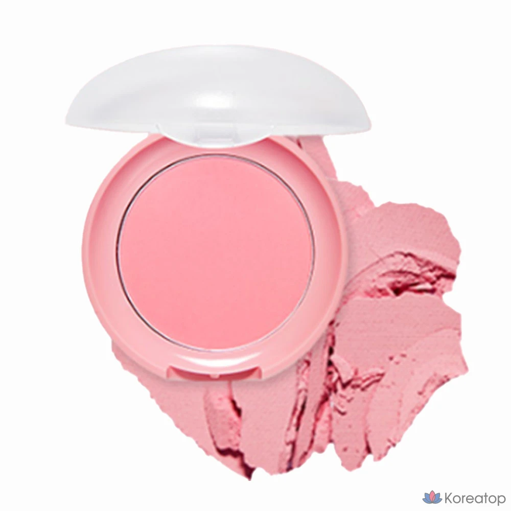 Компактные румяна Etude House Lovely Cookie, 4,5 г, PK002, цвет грейпфрут, 1 шт., фото 2