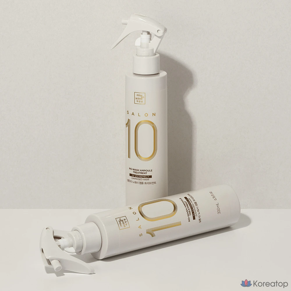 Mise en Scene Salon 10 — Средство для ухода за сильно поврежденными волосами без мытья, 200 мл, 1 шт.