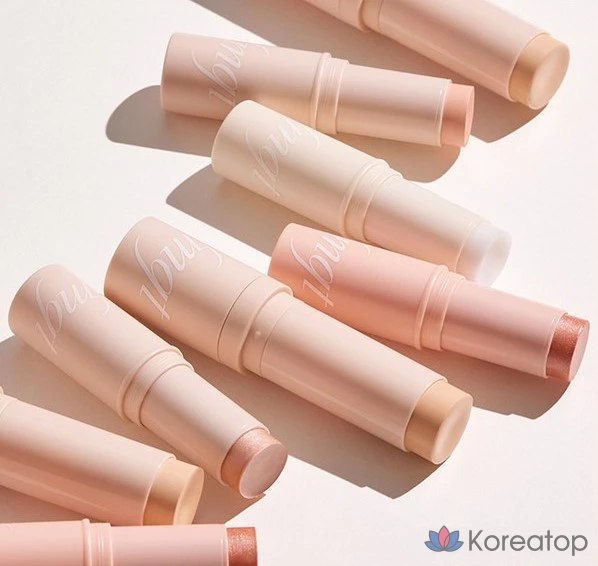 FMGT The Face Shop Veil Glow Stick Highlighter 10g, 02 Lively, 1 шт., фото 6