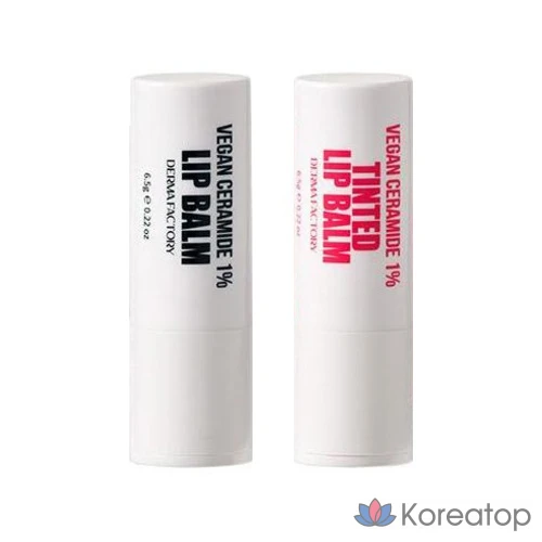 Derma Factory EDLP Веганский тонирующий бальзам для губ с 1% керамидами, розовый, 6,5 г, 1 шт., фото 6