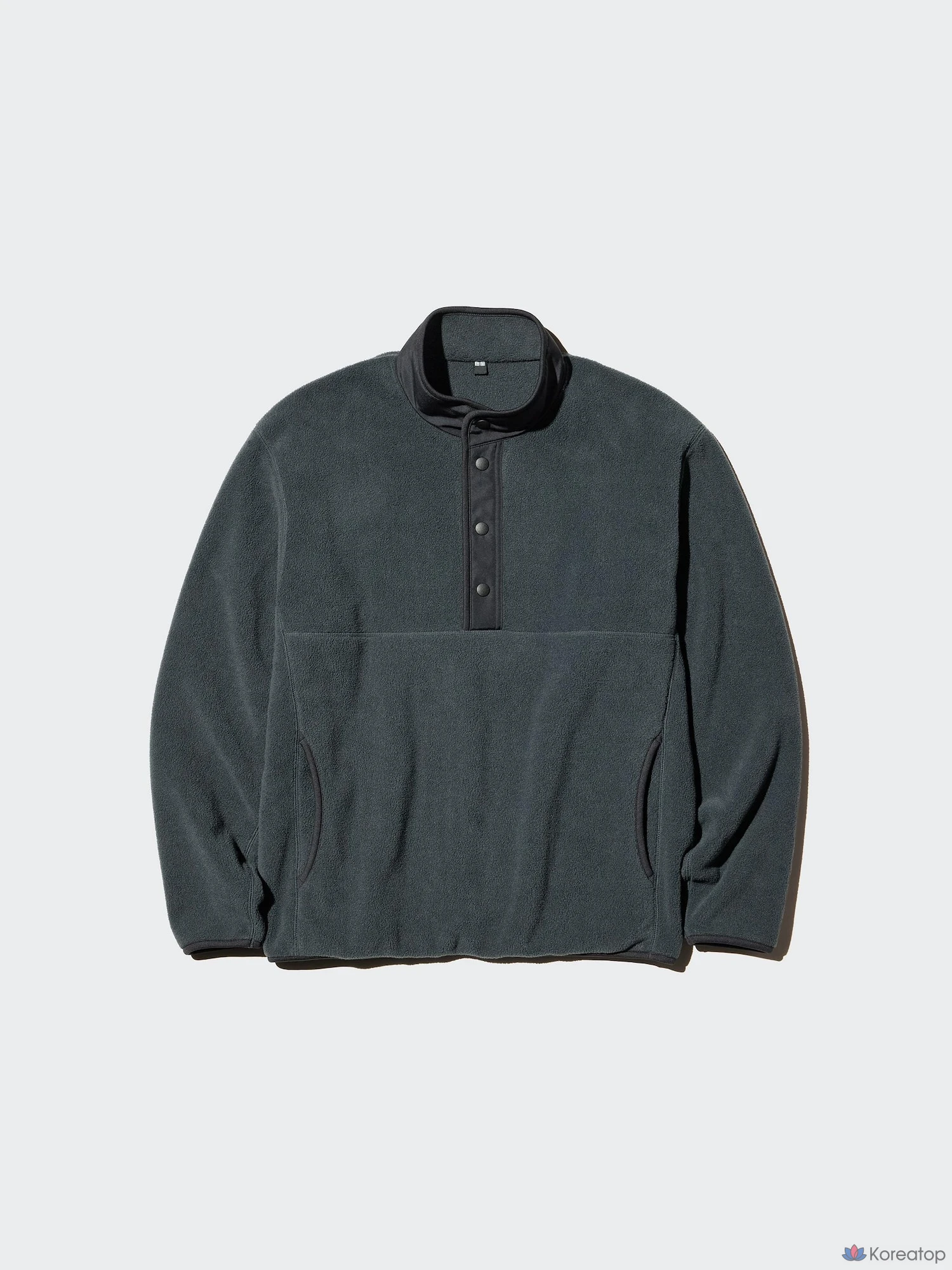 Пуловер Uniqlo Fleece Button-Up Pullover