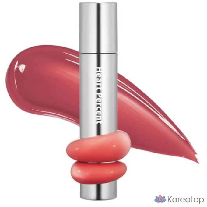Тинт для губ Heart Percent Dot On Mood One-Way Glow Tint, Rosy Balm, 1 шт.